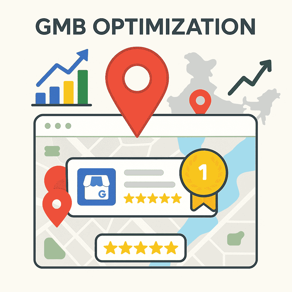 How to Rank 1 with Google My Business Optimization in India img