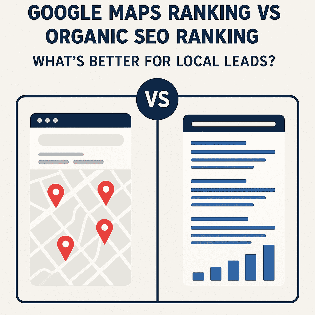 Google Maps Ranking vs Organic SEO Ranking: What’s Better for Local Leads img