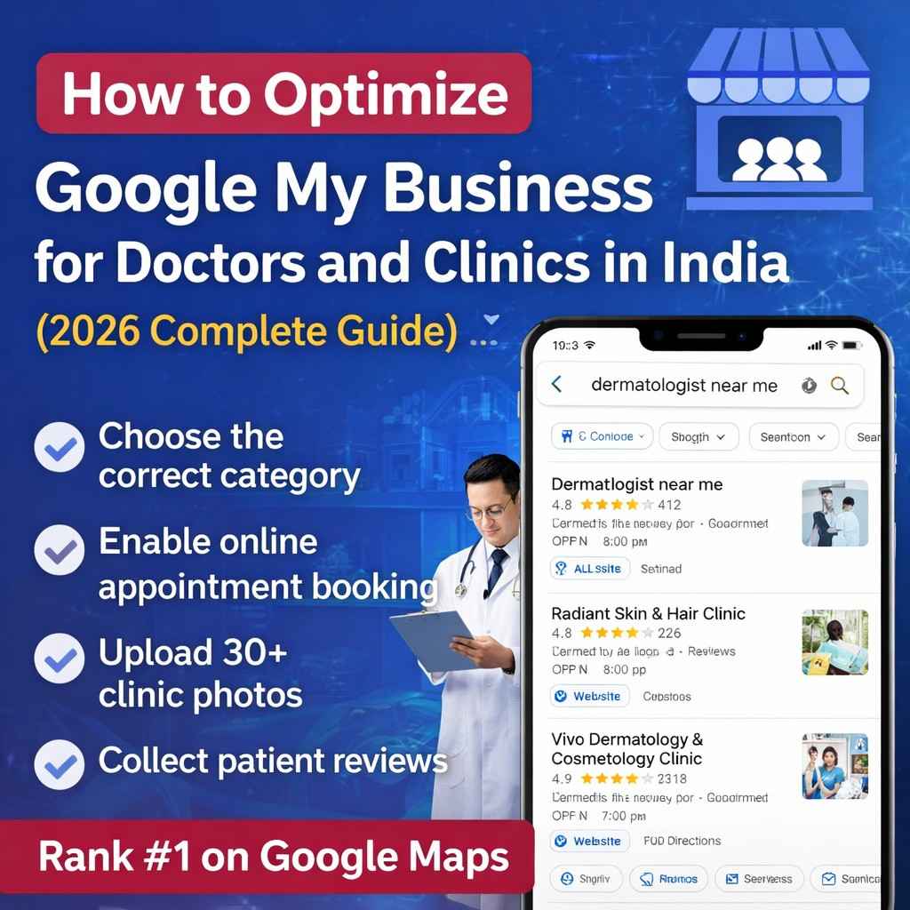 How to Optimize Google My Business for Doctors and Clinics in India img