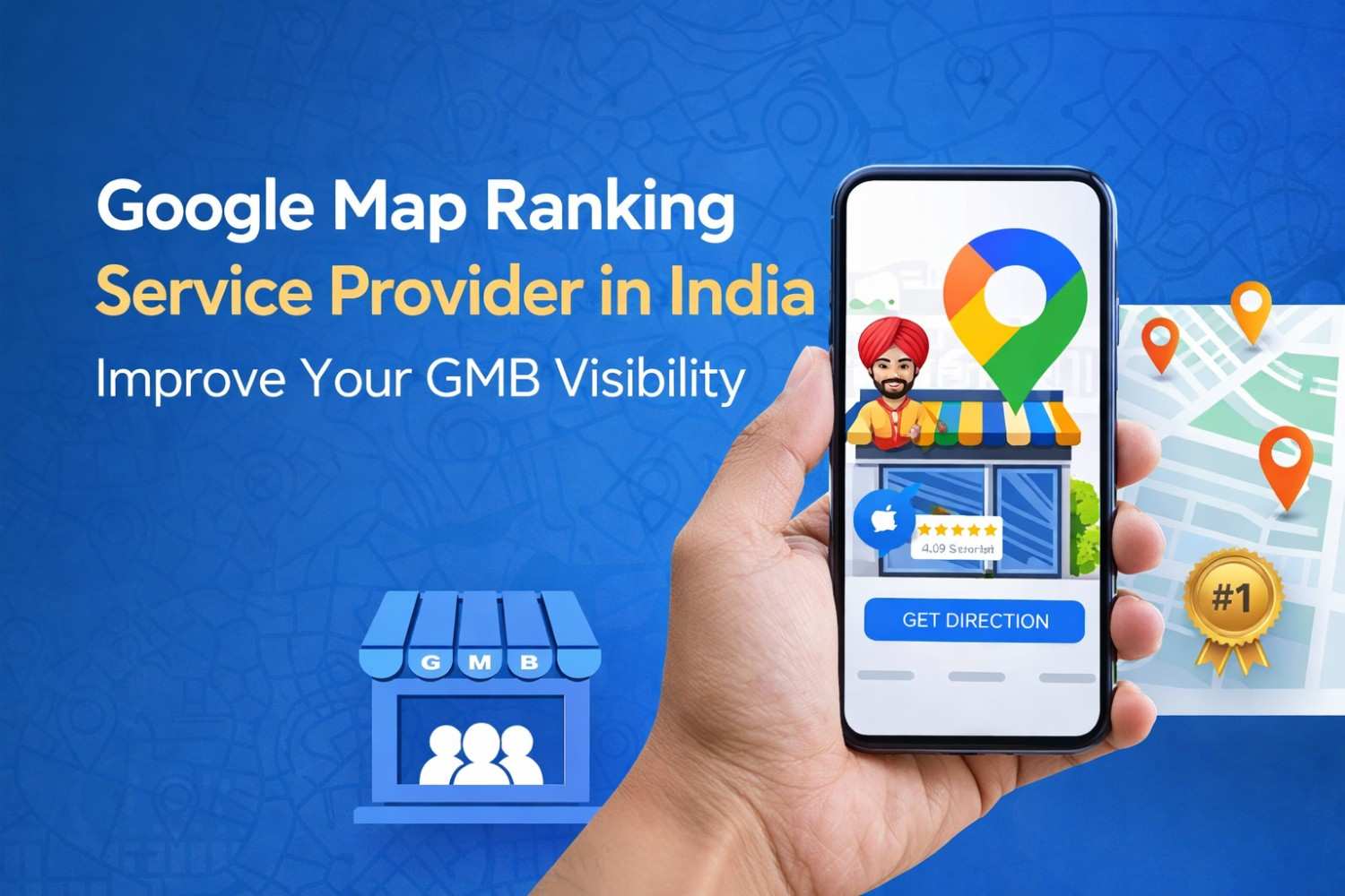 Google Map Ranking Service Provider in India – Improve Your GMB Visibility img
