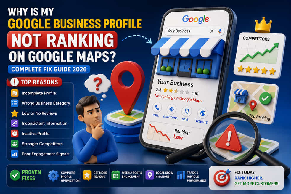 Why Is My Google Business Profile Not Ranking on Google Maps? Complete Fix Guide for India img