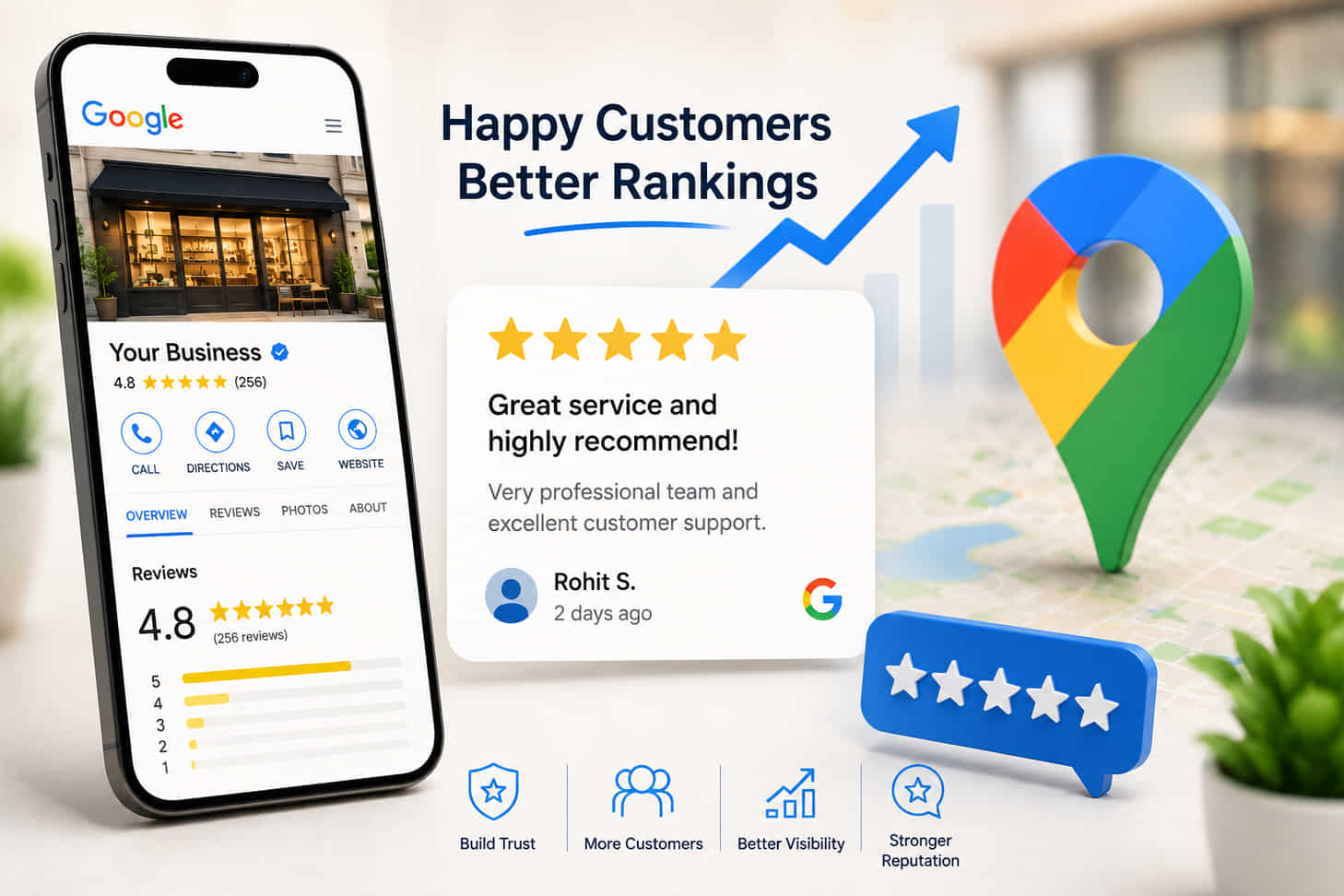 How Customer Reviews Help Improve Your Google Maps Ranking img