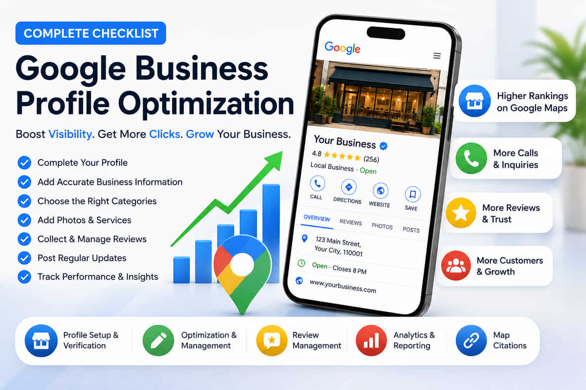 Complete Google Business Profile Optimization Checklist for Higher Google Maps Rankings img