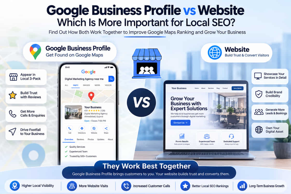 Google Business Profile vs Website: Which Is More Important for Local SEO? img